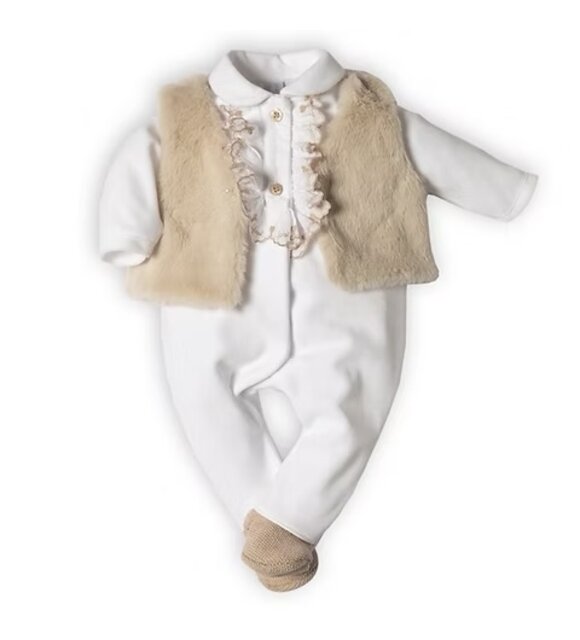 First Gilet fake fur