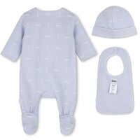 Hugo Boss Babypakje met muts en slabber