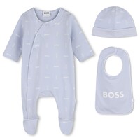 Hugo Boss Babypakje met muts en slabber