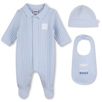 Hugo Boss Babypakje met muts en slabber