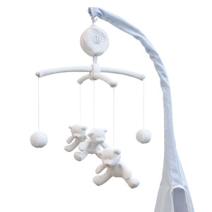 First First Muziekmobiel Wit/Blauw