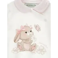 Monnalisa Babypakje met mutsje en slabber