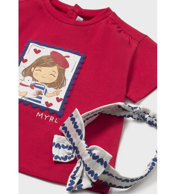 Mayoral T-shirt met haarband