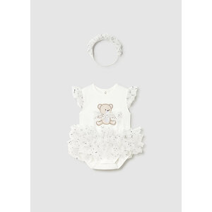 Mayoral Tulle romper met haarband