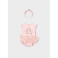 Mayoral Tulle romper met haarband