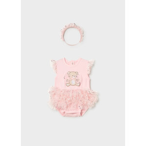 Mayoral Tulle romper met haarband