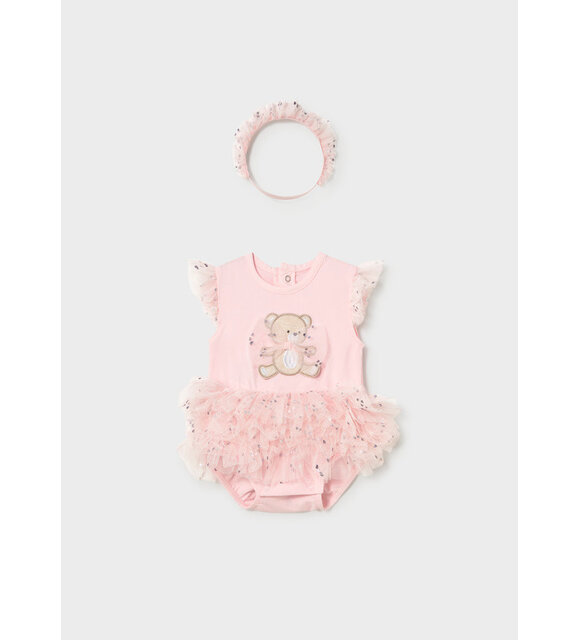 Mayoral Tulle romper met haarband