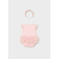 Mayoral Tulle romper met haarband