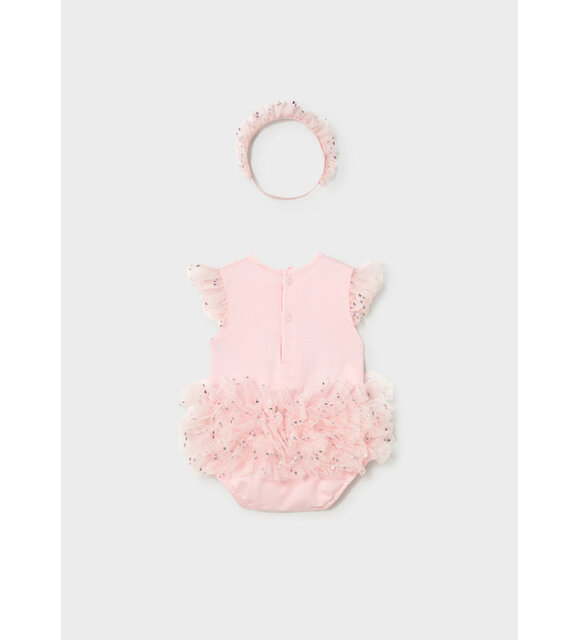 Mayoral Tulle romper met haarband