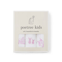 Poetree Hydrofiel doeken, 3 stuks