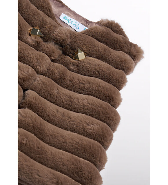 Abel en Lula Fur bodywarmer