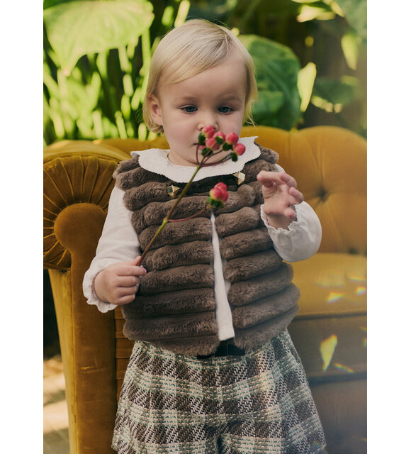 Abel en Lula Fur bodywarmer