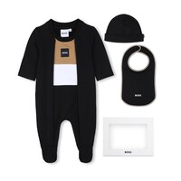 Hugo Boss Babypakje met muts en slabber