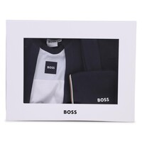 Hugo Boss Babypakje met slabber en muts