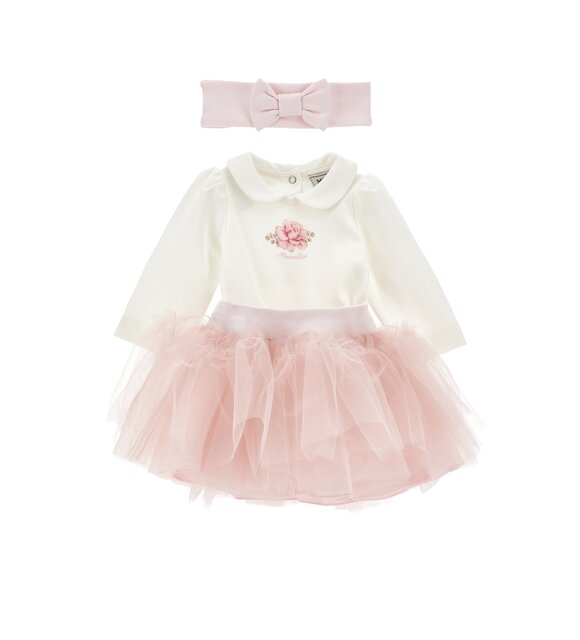 Monnalisa Top met rok en haarband