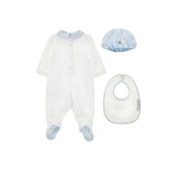 Monnalisa Babypakje met muts en slabber