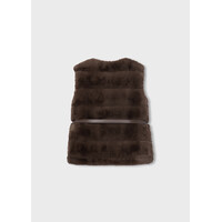 Mayoral Gilet fur met riempje