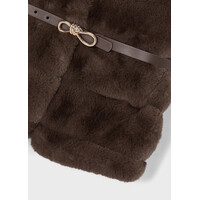 Mayoral Gilet fur met riempje