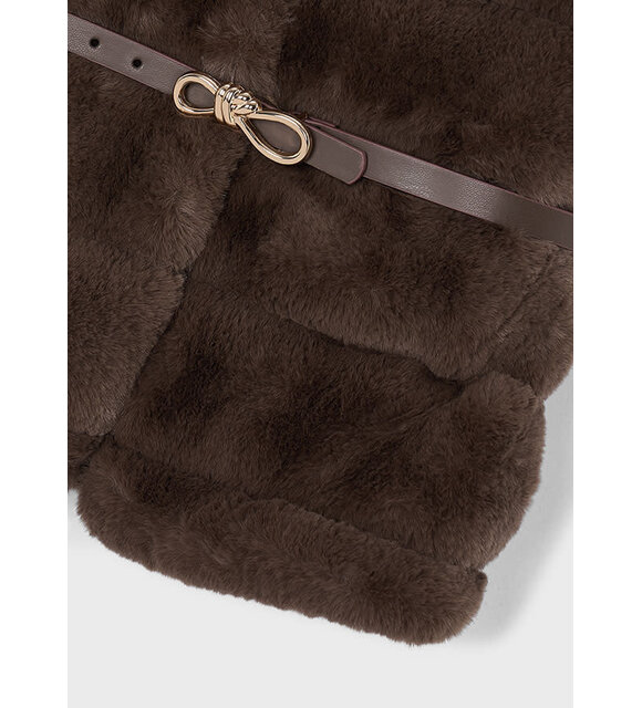 Mayoral Gilet fur met riempje