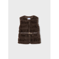 Mayoral Gilet fur met riempje