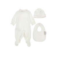 Monnalisa Babypakje met mutsje en slabber