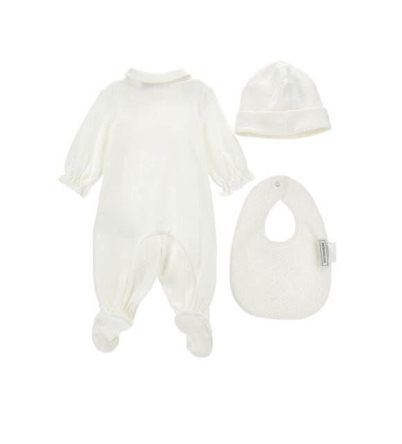 Monnalisa Babypakje met mutsje en slabber
