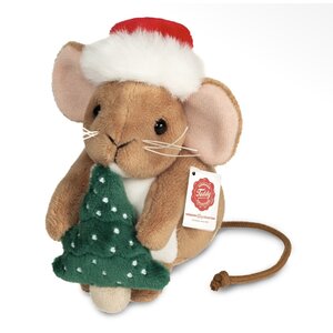 Teddy Hermann Kerstmuis met kerstboom