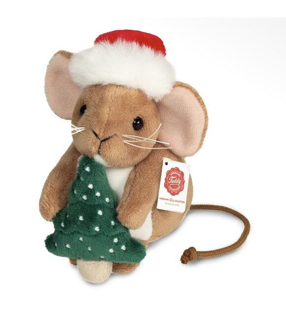 Teddy Hermann Kerstmuis met kerstboom
