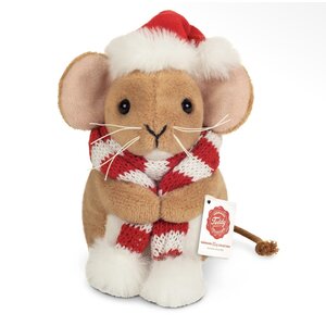Teddy Hermann Kerstmuis met sjaal