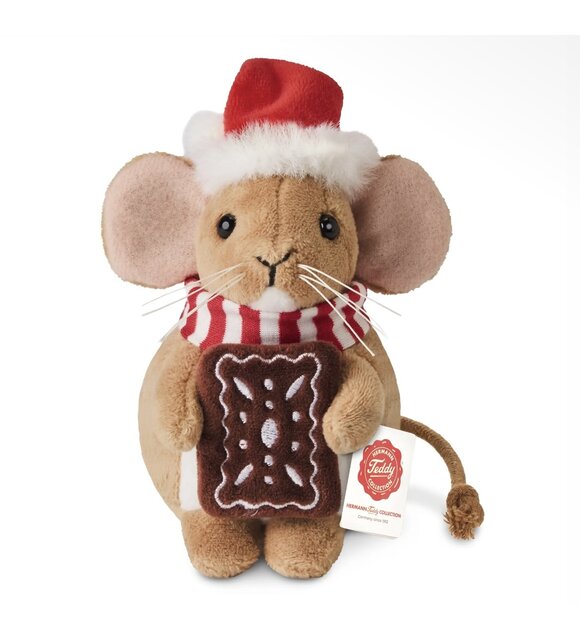 Teddy Hermann Kerstmuis met peperkoek