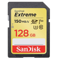 Sandisk SDXC Extreme 128GB 150MB / 70MB U3 V30