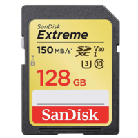 Sandisk SDXC Extreme 128GB 150MB / 70MB U3 V30