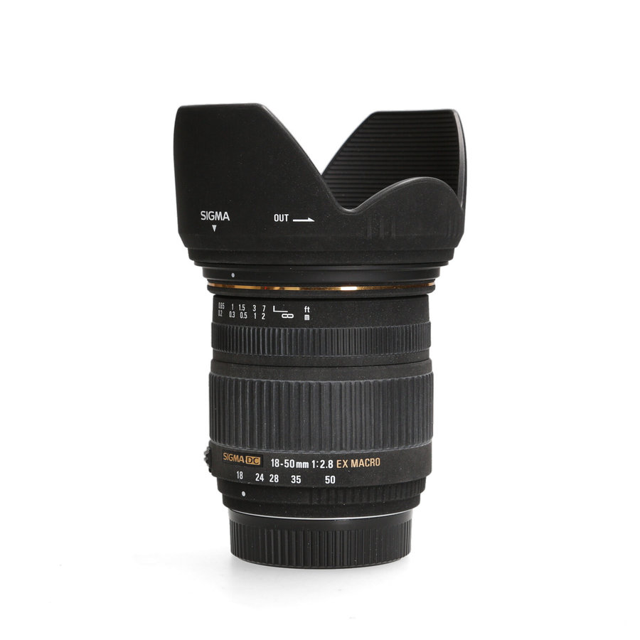 Sigma 18-50mm 2.8 EX DC Macro (Nikon) - incl. btw