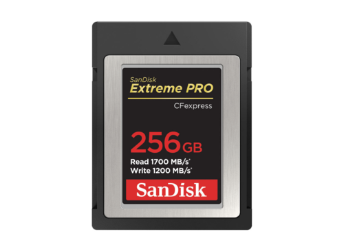 Sandisk Extreme Pro 256GB CF-Express type B + Cardreader 