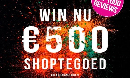 Bedankt 1000 reviews!  >> WIN €500,- SHOPTEGOED <<