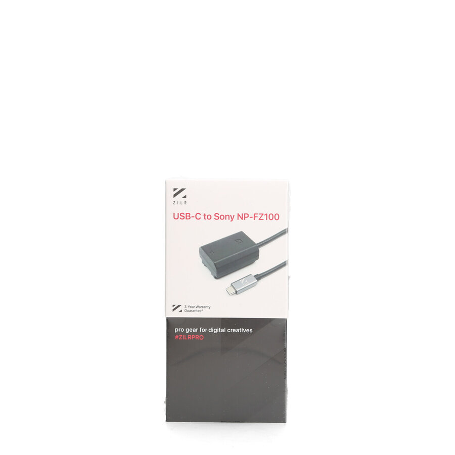 ZILR USB-C to Sony NP-FZ100 Dummy Battery