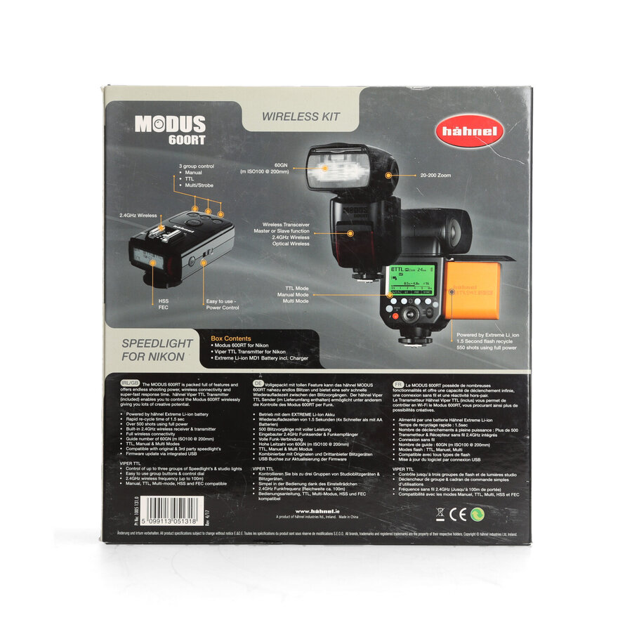 Hahnel Modus 600RT Wireless Kit voor Nikon