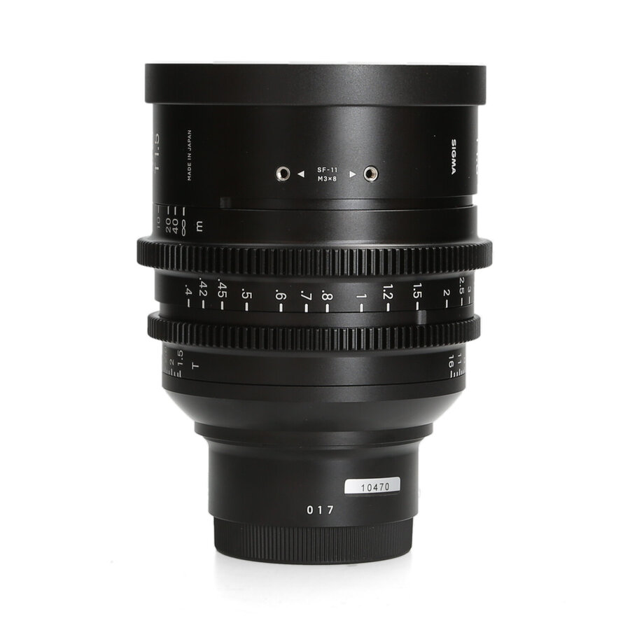 Sigma 50mm T1.5 FF F/VE Cine FF High Speed Prime FF Metric - Sony FE