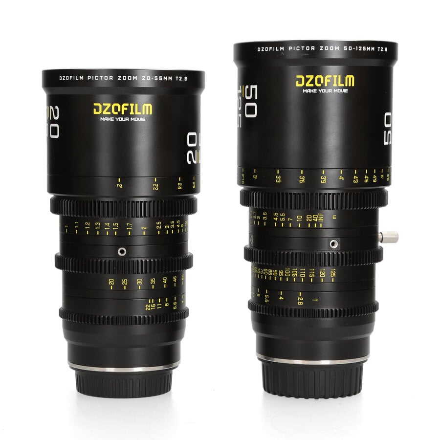 DZOFilm Pictor Zoom 20-55mm + 50-125mm set in hardcase PL/E/EF/LPL