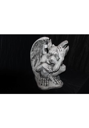 Betonnen beeld waterspuwer gargouille 