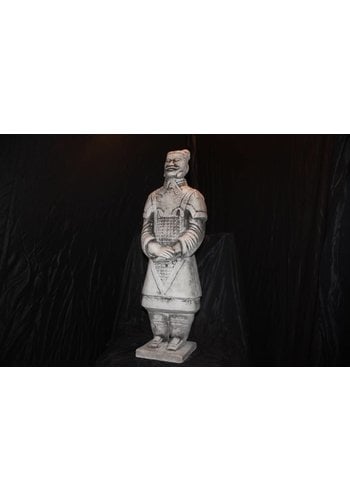 Betonnen beeld Chinese officier 