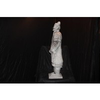thumb-Betonnen Chinese officier als tuinbeeld-4