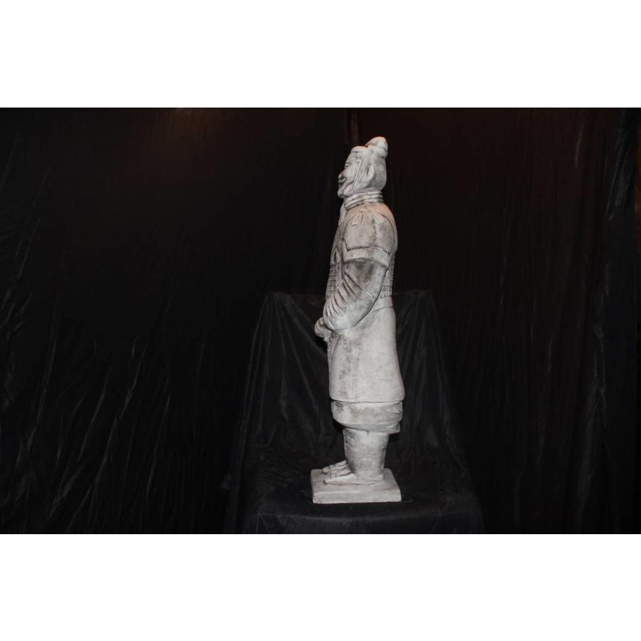 Betonnen beeld van een hoge Chinese officier uit het terracotta leger-4