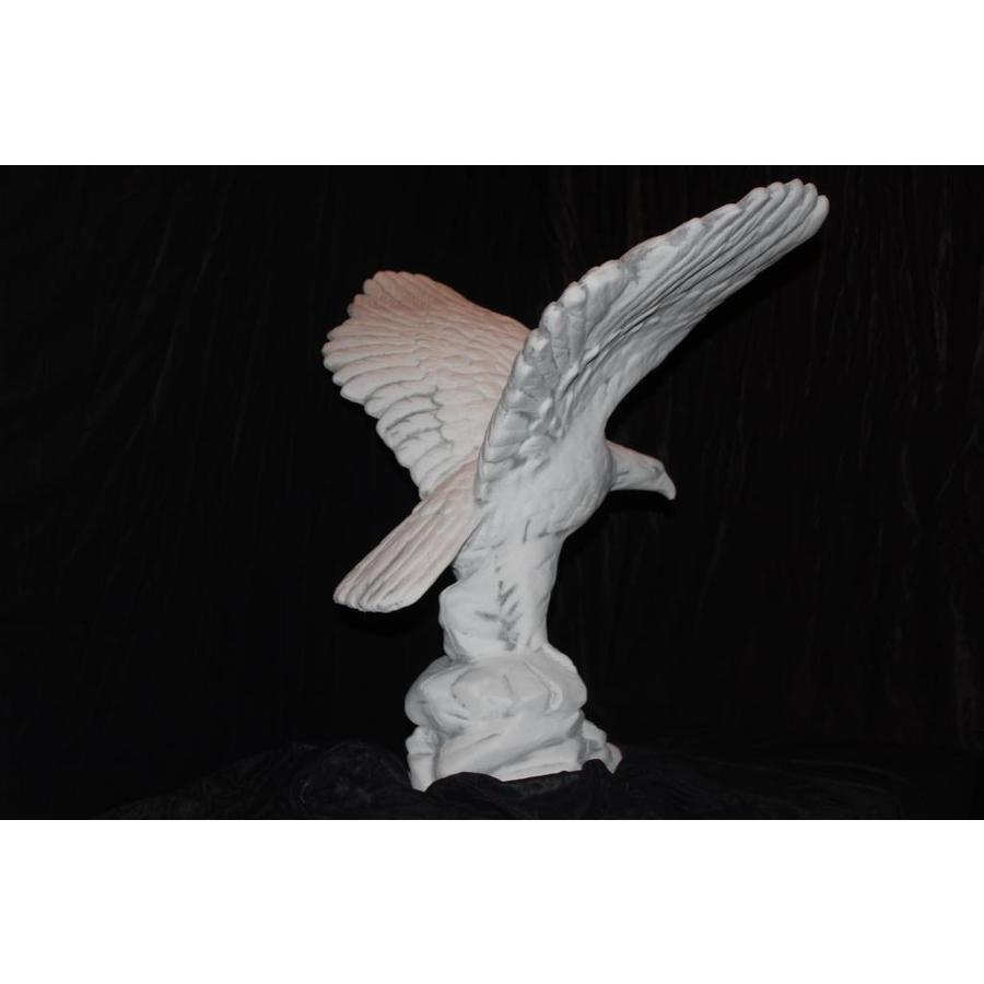 Betonnen beeld van een adelaar of arend met gespreide vleugels-4