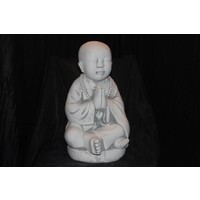 Betonnen beeld mediterende Boeddha – Spiritueel tuinbeeld voor rust en sfeer