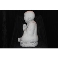 thumb-Betonnen beeld mediterende Boeddha – Spiritueel tuinbeeld voor rust en sfeer-4