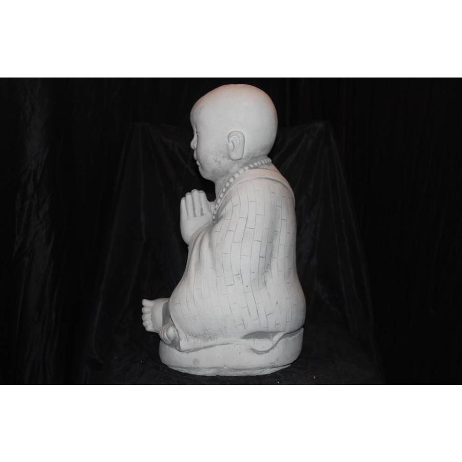 Betonnen beeld mediterende Boeddha – Spiritueel tuinbeeld voor rust en sfeer-4