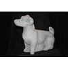 LoodsVol, Tuinbeelden Betonnen beeld Jack Russell hond voor tuin of huis