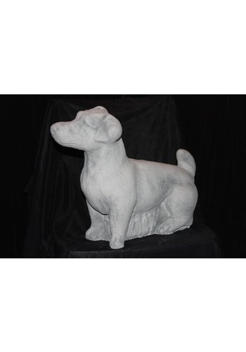 Betonnen beeld Jack Russell 