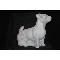 thumb-Betonnen beeld Jack Russell hond voor tuin of huis-2